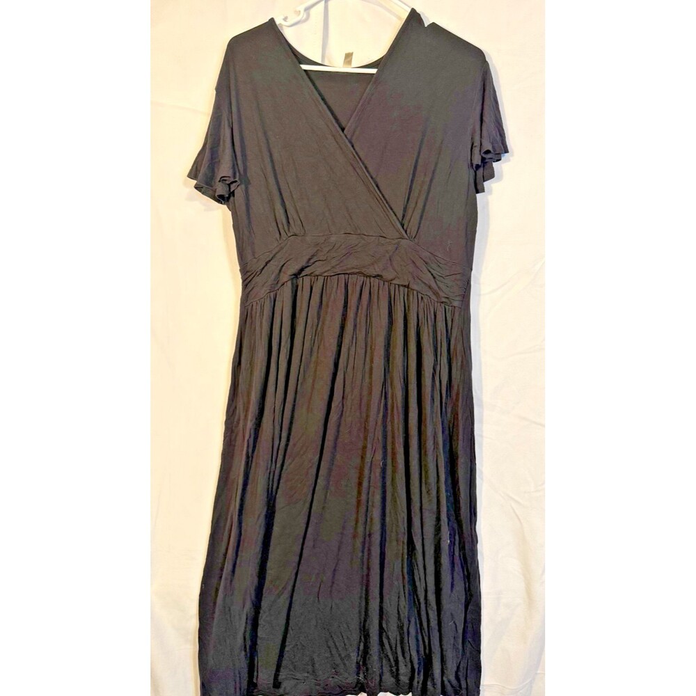 Black Easy Maxi Dress Witchy Goth Women's Plus 2X Whimsygoth Soft Grunge Emo Alt